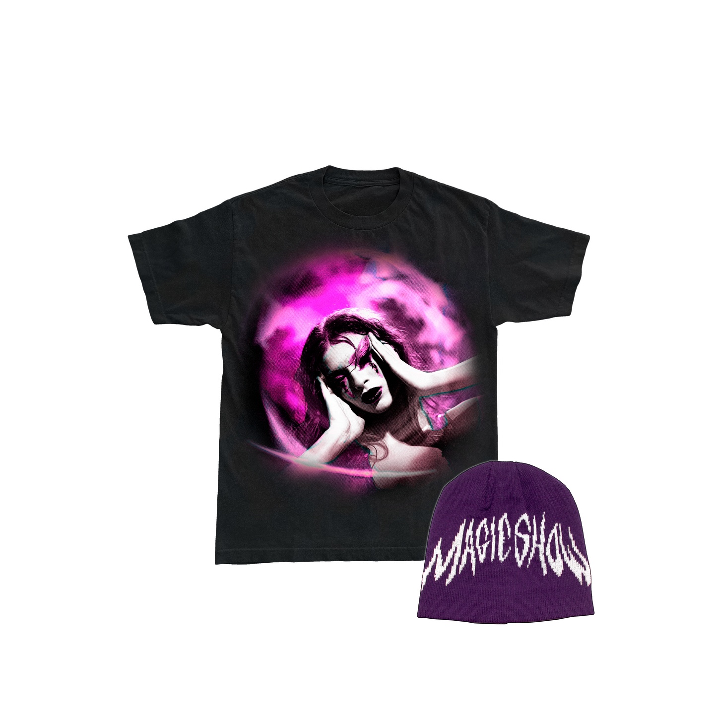 COMBO P - CAMISETA BAILARINA + GORRO ROXO